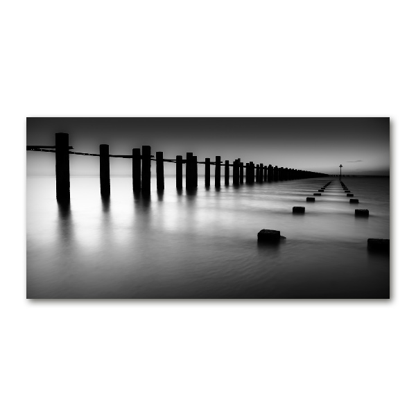 Photo printed on glass Tamiza breakwater