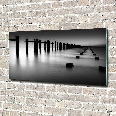 Photo printed on glass Tamiza breakwater