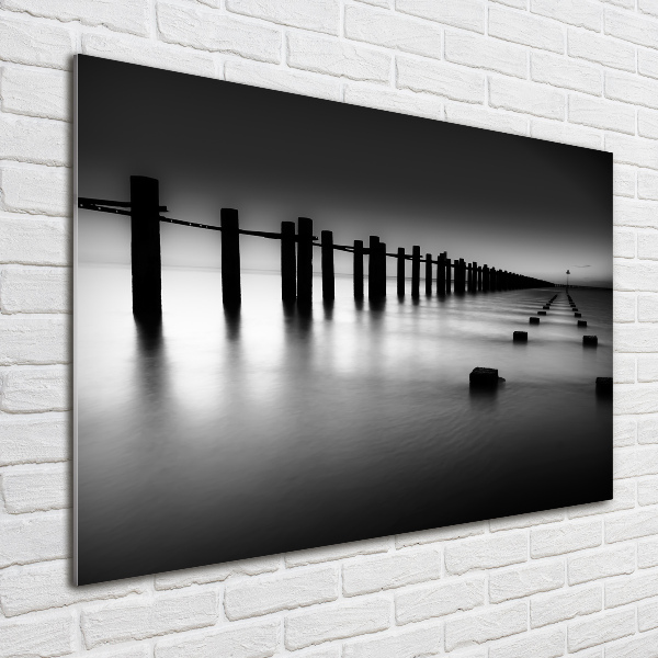 Photo printed on glass Tamiza breakwater