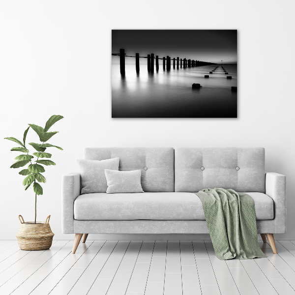 Photo printed on glass Tamiza breakwater