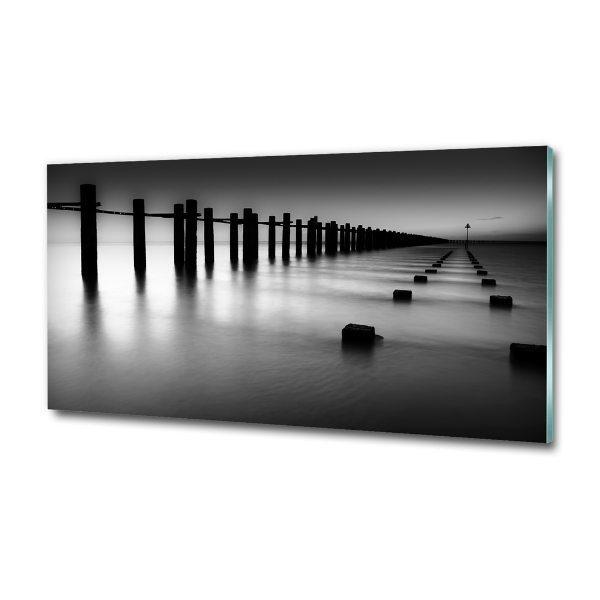 Photo printed on glass Tamiza breakwater