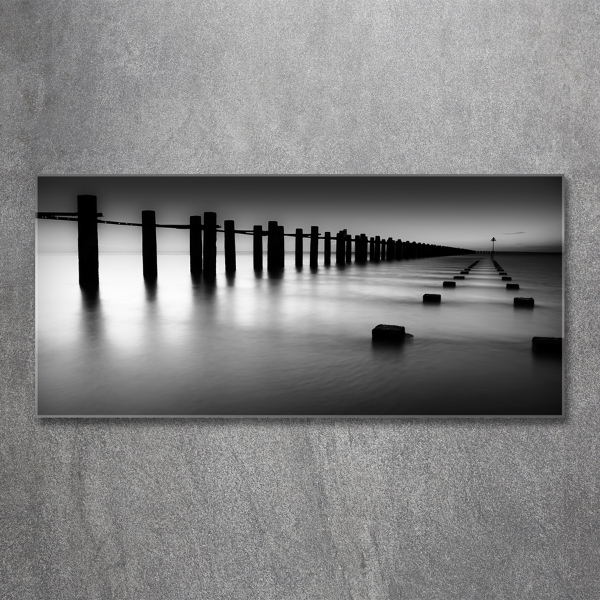 Photo printed on glass Tamiza breakwater