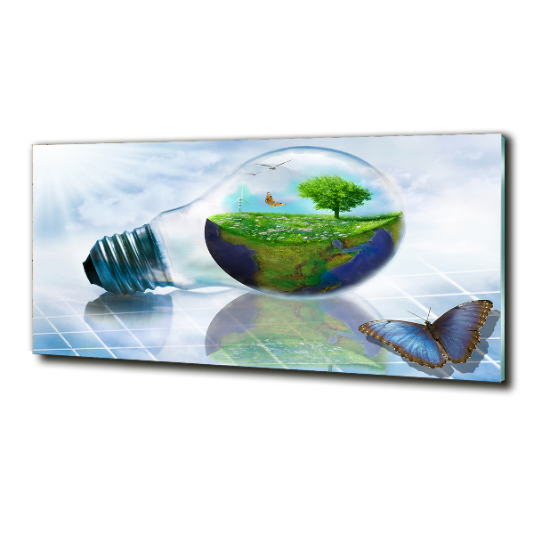 Glass picture print Ecological resources