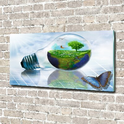 Glass picture print Ecological resources