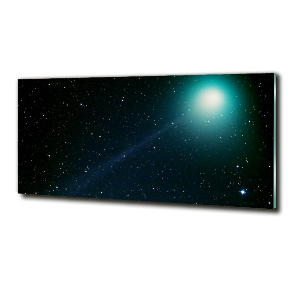 Glass wall art Galaxy