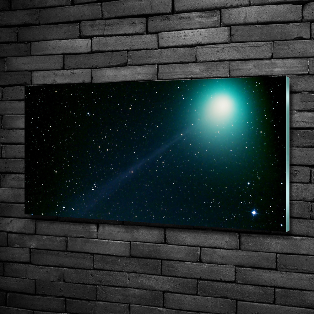 Glass wall art Galaxy