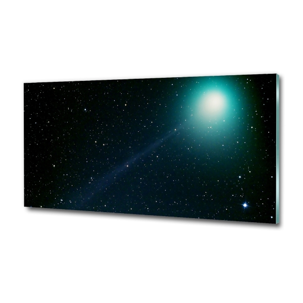 Glass wall art Galaxy