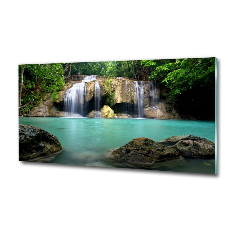 Photo printed on glass Waterfall