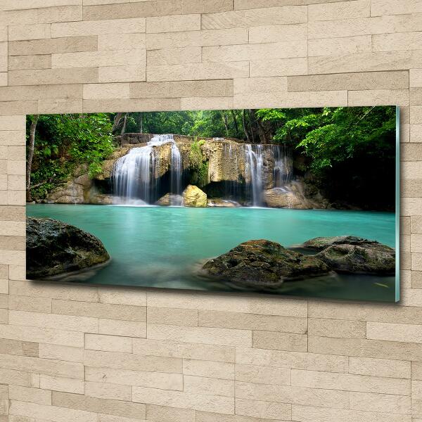 Photo printed on glass Waterfall