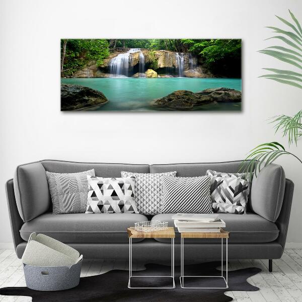 Photo printed on glass Waterfall