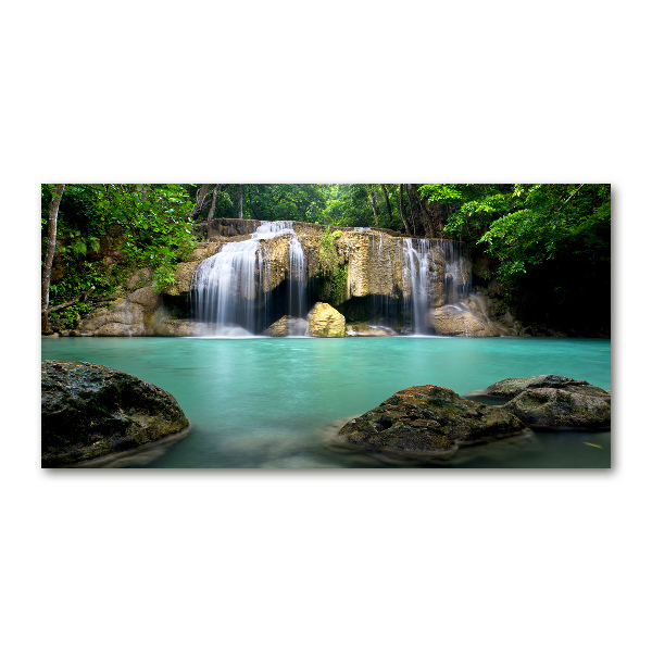 Photo printed on glass Waterfall