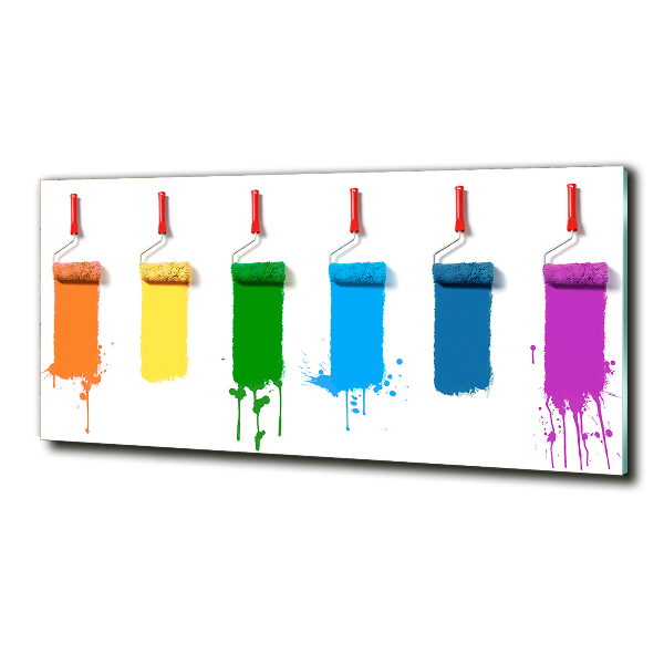 Glass wall art Painting rollers