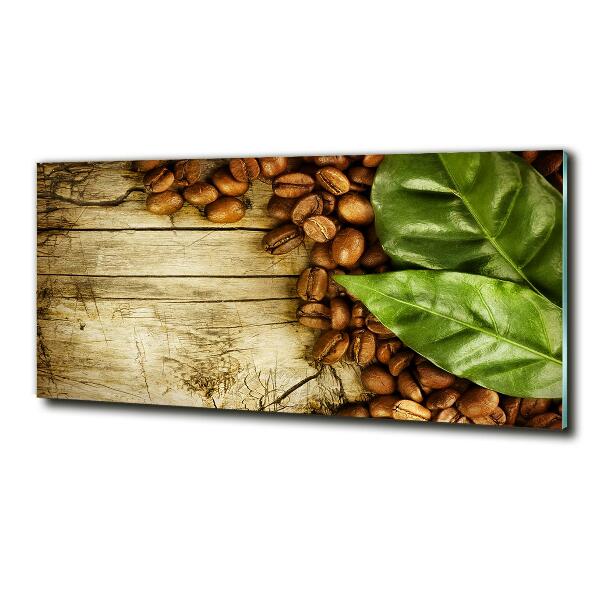 Wall art on glass Coffee and bay leaf