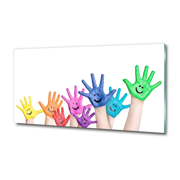 Painted hands