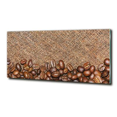 Wall art on glass Coffee beans