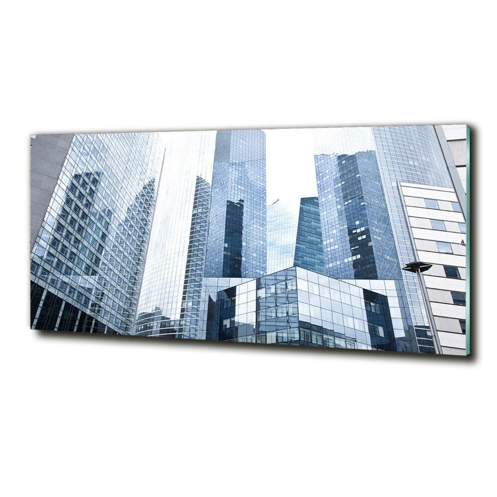 Glass art picture Skyscrapers