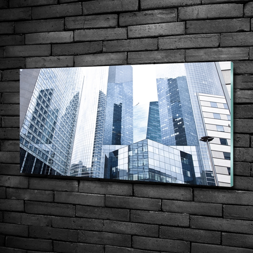 Glass art picture Skyscrapers