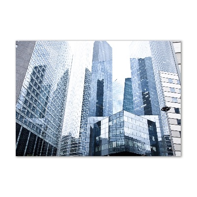 Glass art picture Skyscrapers