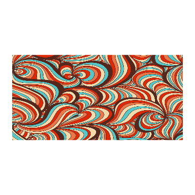 Glass wall art large Rotating pattern