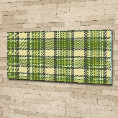 Glass picture print Green grille