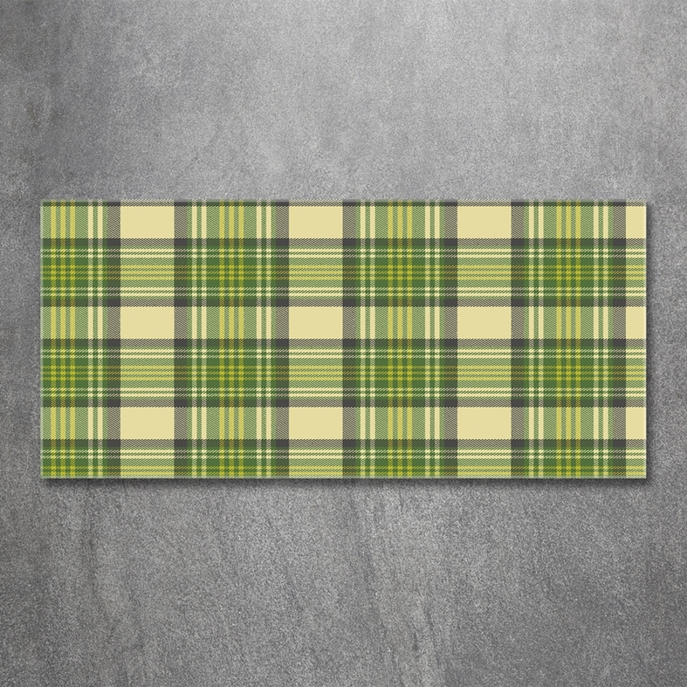 Glass picture print Green grille