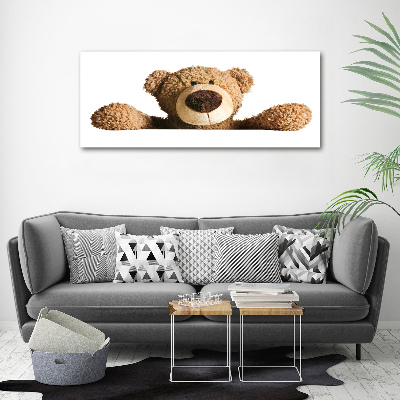 Photo printed on glass Teddy bear