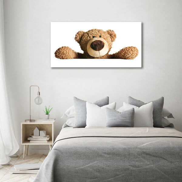 Photo printed on glass Teddy bear