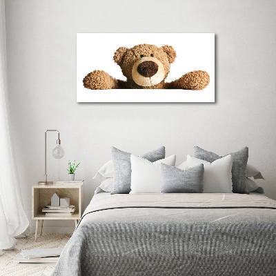 Photo printed on glass Teddy bear