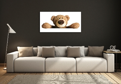 Photo printed on glass Teddy bear