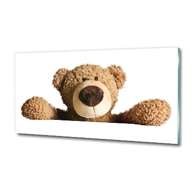 Photo printed on glass Teddy bear