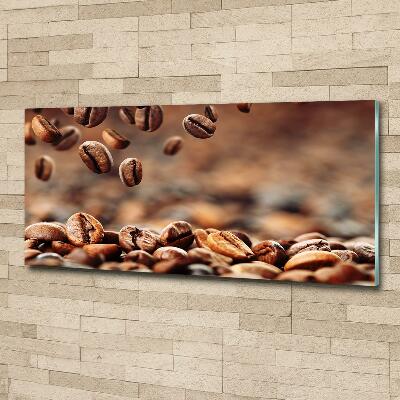 Glass art picture Coffee beans