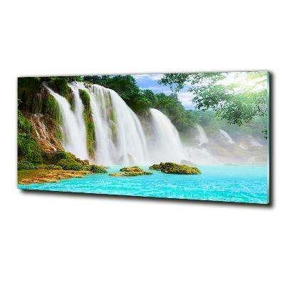 Glass picture print Waterfall