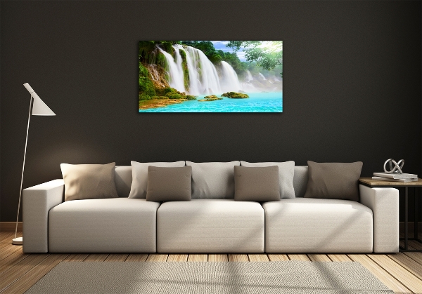 Glass picture print Waterfall