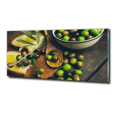 Photo printed on glass Olives