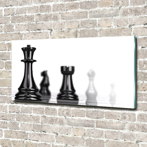 Wall art on glass Chessman