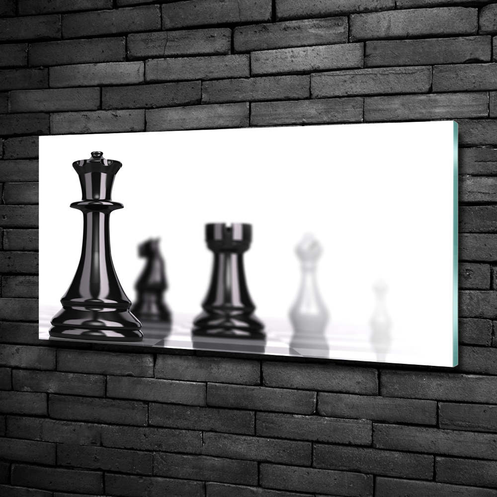 Wall art on glass Chessman