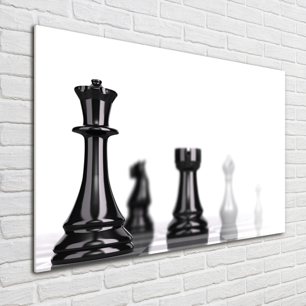 Wall art on glass Chessman