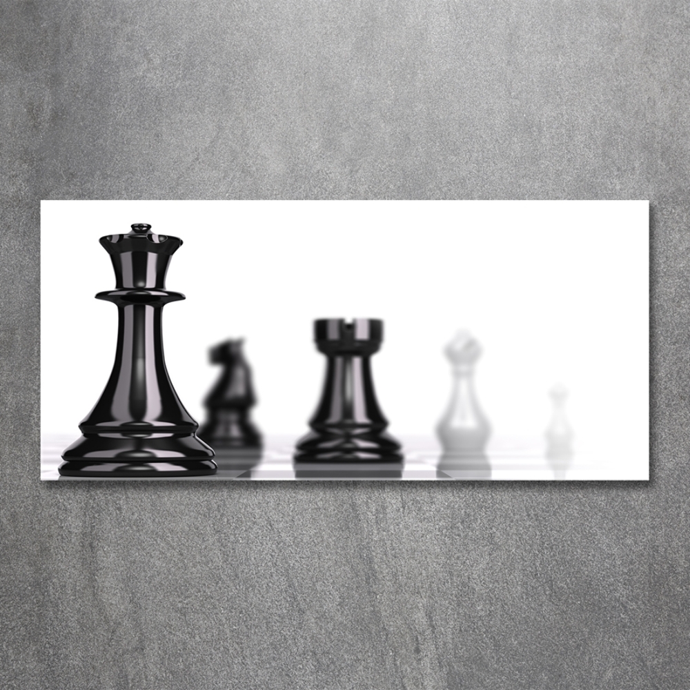 Wall art on glass Chessman