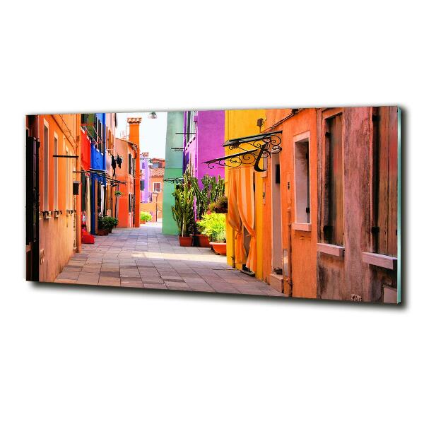 Photo printed on glass Colorful streets