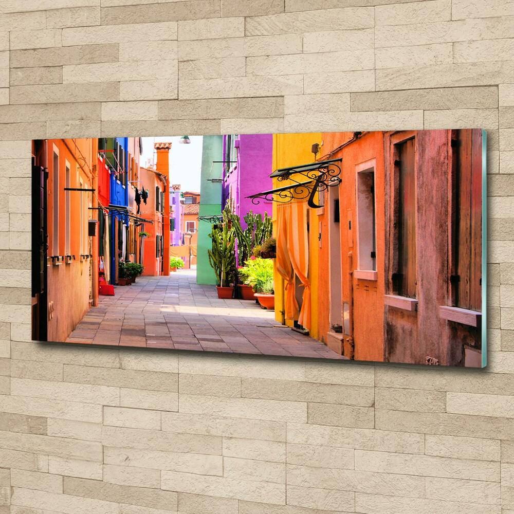 Photo printed on glass Colorful streets