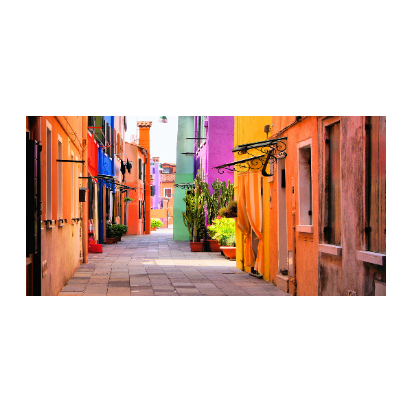 Photo printed on glass Colorful streets