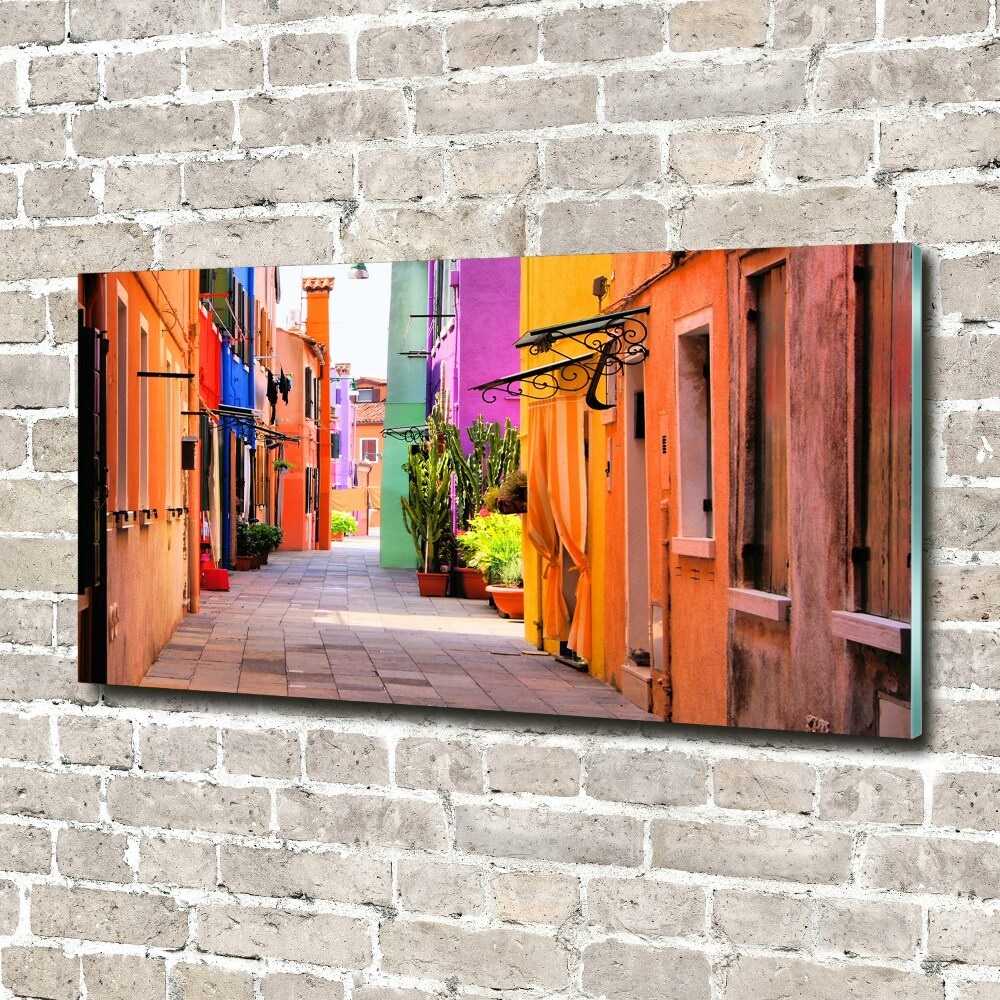 Photo printed on glass Colorful streets