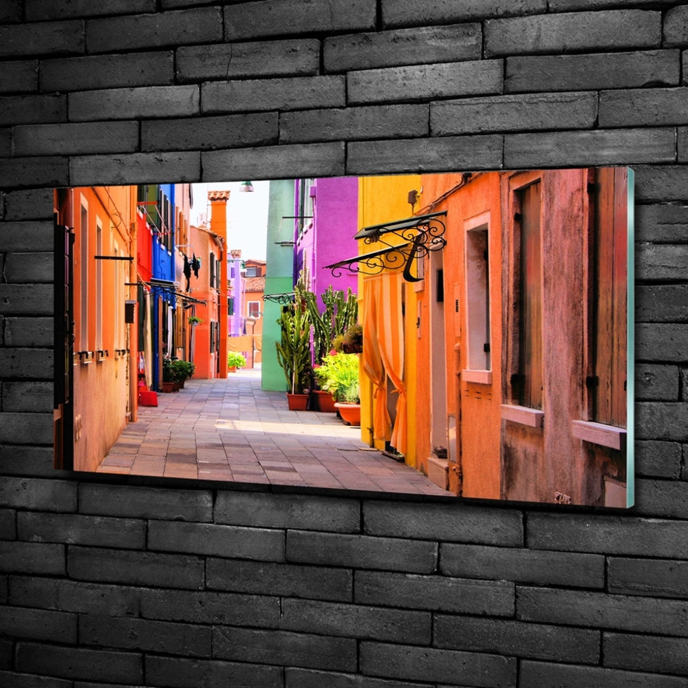 Photo printed on glass Colorful streets