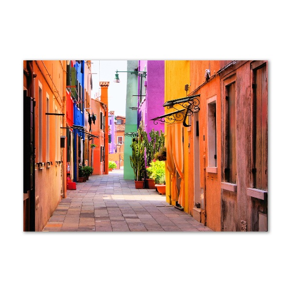 Photo printed on glass Colorful streets