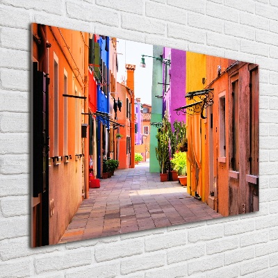 Photo printed on glass Colorful streets