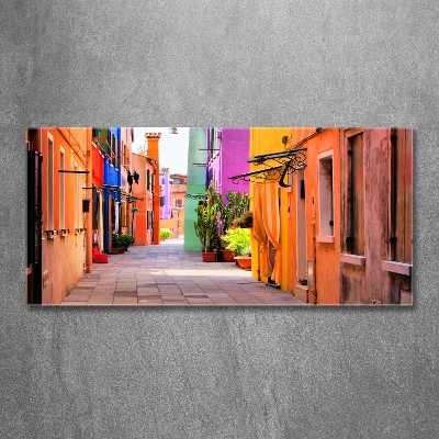 Photo printed on glass Colorful streets