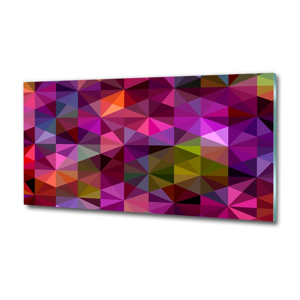 Glass art print Wave abstraction