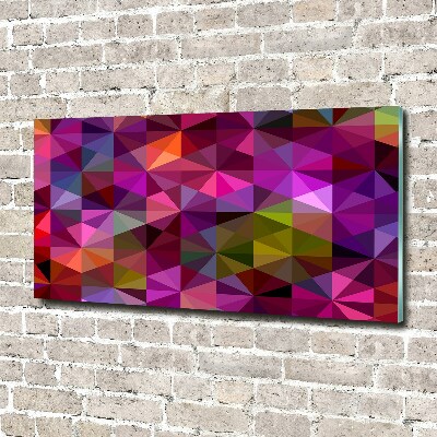 Glass art print Wave abstraction