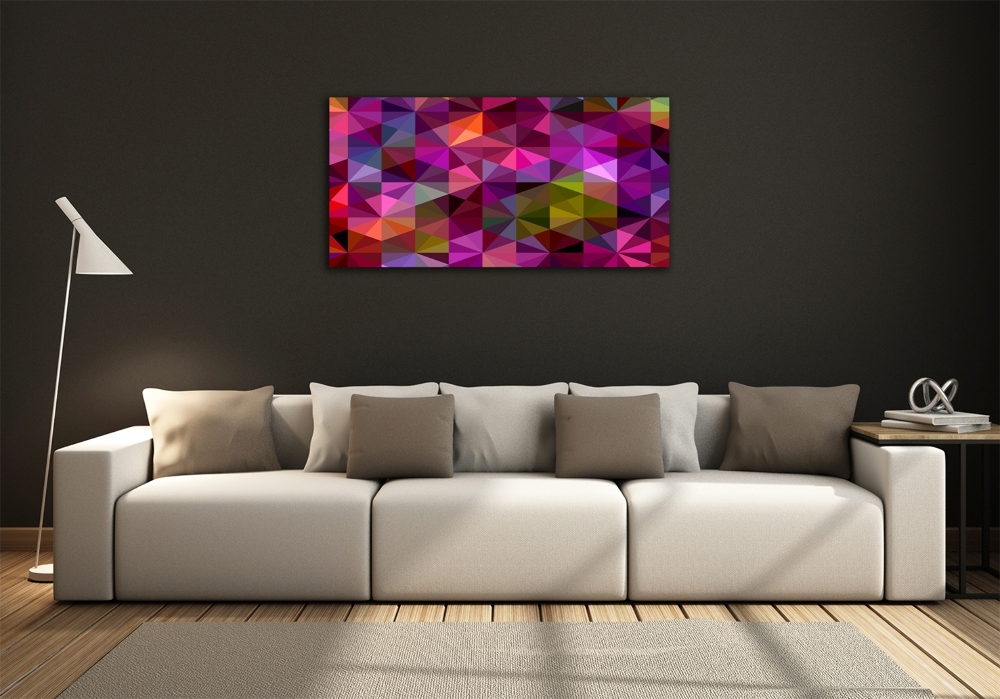 Glass art print Wave abstraction