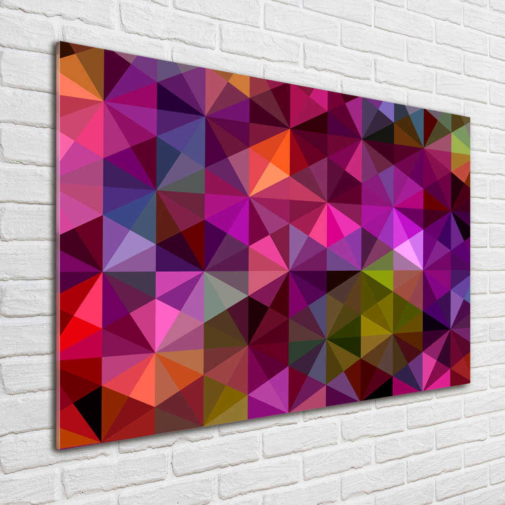 Glass art print Wave abstraction